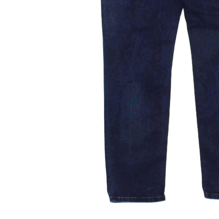 Womens Belthy Jeans Denim Slim Straight Low Waist