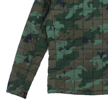 Mens Quilted Jacket Camo Lightweight Outdoor