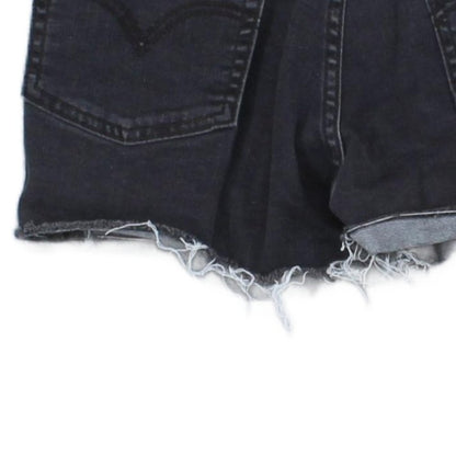 Womens Denim Shorts High Rise Summer Stretch