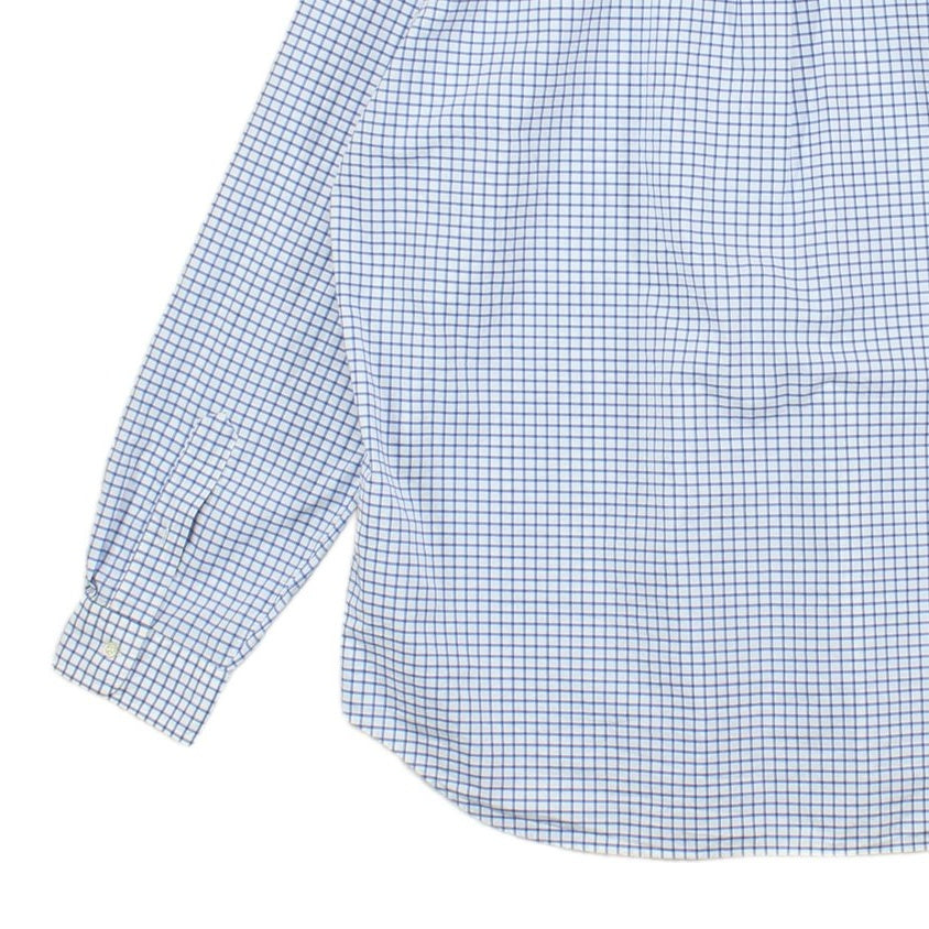 Mens Check Shirt Classic Fit Cotton