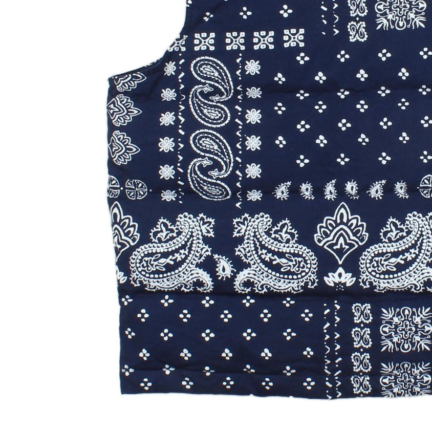 Mens Down Bodywarmer Pattern Sleeveless Outdoor