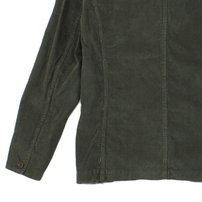 Mens Military Jacket Corduroy Slim Fit