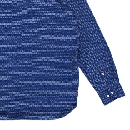 Mens Patterned Shirt Button Down Long Sleeve