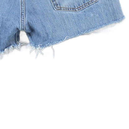 Womens Denim Shorts  Frayed Distressing