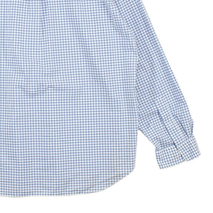 Mens Check Shirt Classic Fit Cotton