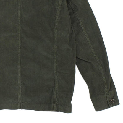 Mens Military Jacket Corduroy Slim Fit