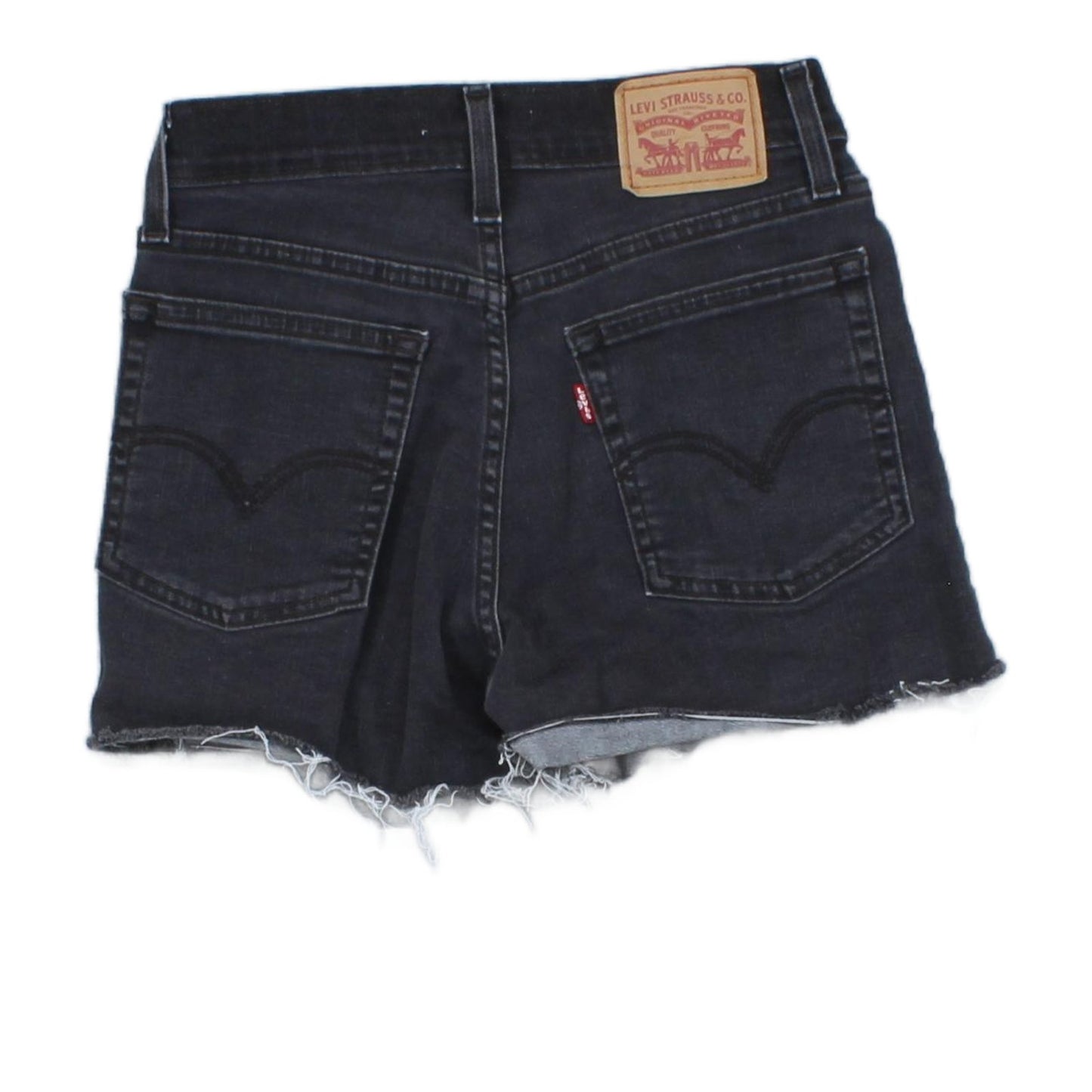 Womens Denim Shorts High Rise Summer Stretch