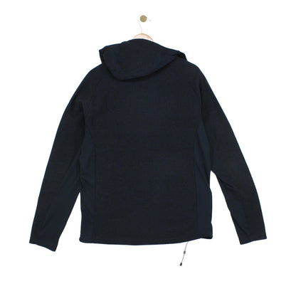 Mens Fleece Jacket Hooded Full Zip Outdoor Lightweight