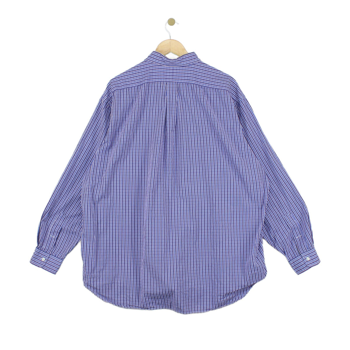 Mens Plaid Shirt Long Sleeve Oversized